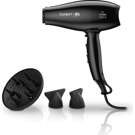 GA.MA Comfort 4D Haartrockner 2200 W Schwarz