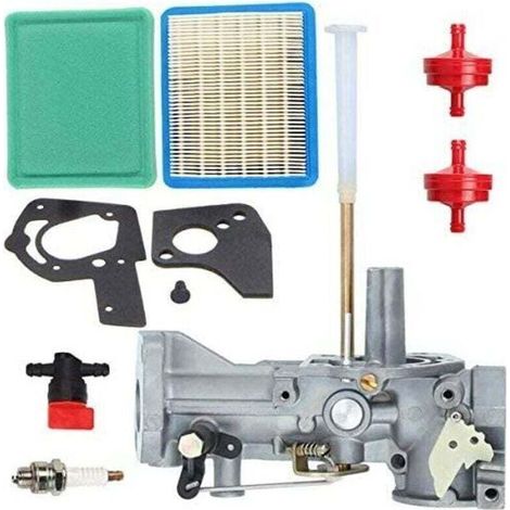 Carburateur de remplacement pour moteurs Briggs & Stratton, numéros de pièces 498298, 692784, 495951, 492611, 495426, 490533, convient aux moteurs de 5 CV. (1/4)