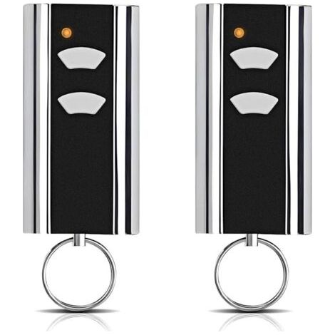 Pair Lot de 2 pièces de rechange pour émetteur manuel Normstahl - Ouverture de porte de garage - 433,92 MHz - 2 canaux - Compatible avec Normstahl Entrematic RCU 433-2, RCU 433-4, EA433 2KM, EA433 2KS (1/5)
