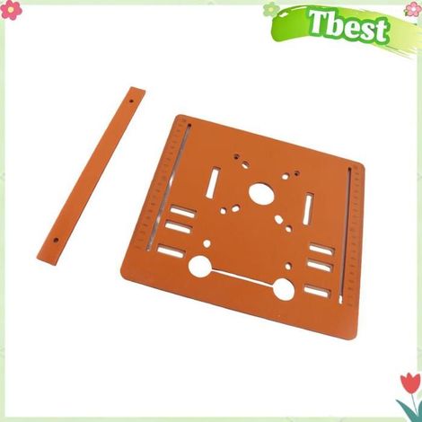 Plaque de base pour machine de découpe - TBEST - Plaque inférieure - Angles 90°/45° - Graduations résistantes - Résine phénolique (1/5)