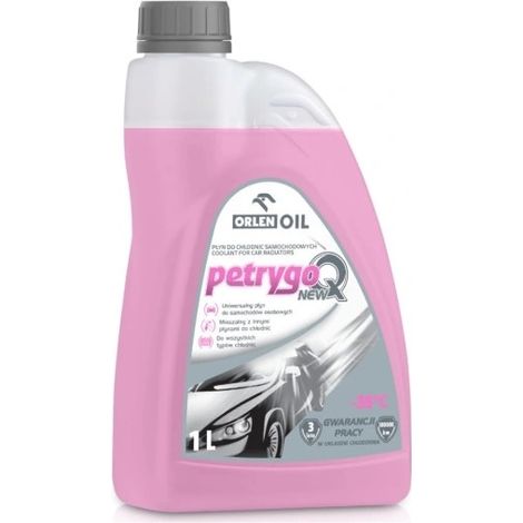 Anticongelante Petrygo Q NUEVO. -35 grados. Rosa, 1 litro.