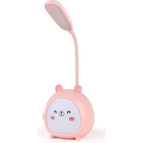 Lampe de Bureau LED Enfant Rose Sans Fil USB Rechargeable Lecture Chevet Cadeau (1/4)