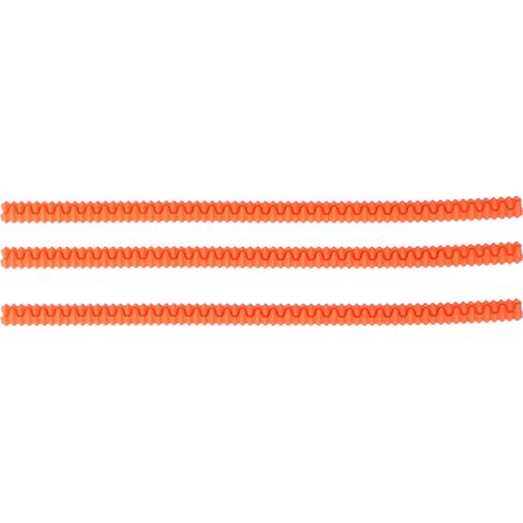 Silikon-Backrostschoner mit Verbrühungsschutz für die Mikrowelle - Orange (3er-Pack) (1/5)