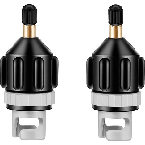 Sollbry 2er-Pack Elektropumpenadapter für Schlauchboote, Luftventiladapter, Standard-Luftventiladapter für Schlauchboote (1/3)