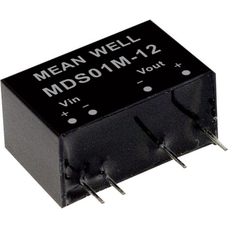 Mean Well MDS01N-12 DC/DC-Wandlermodul 84 mA 1 W Anzahl Ausgänge: 1 x Inhalt 1 St.