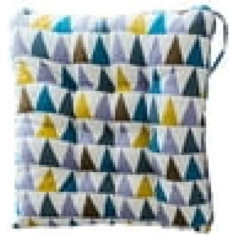 Coussin moelleux Triangle Géométrique 4545 (Carré en lin et coton épais) - Coussin moelleux Triangle Géométrique 4545 (Carré en lin et coton épais) (1/2)