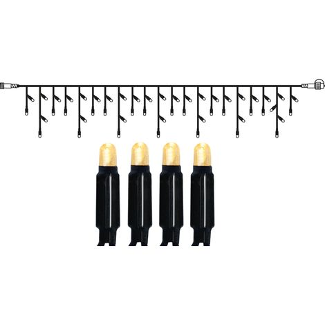 System 24 "LED Eiszapfen-Lichterkette 3m" warmweiß, IP44 (1/5)
