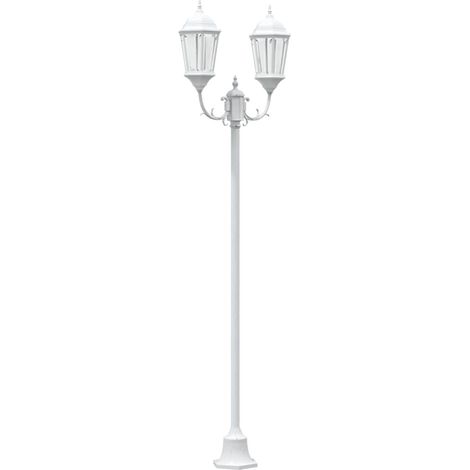 Lumière de jardin Blanc 68 x 20 x 235 cm Aluminium et verre (1/5)