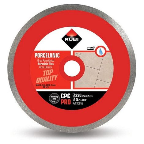 Rubi CPC-230 PRO disco diamantato 230 mm taglio fine