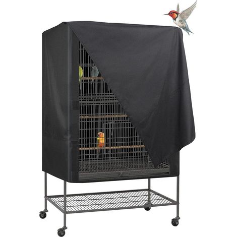 Gabbia per uccelli - Gabbia oscurante - Materiale in poliestere traspirante - Protezione dagli schizzi - Antipolvere - 9761122 cm (1/4)