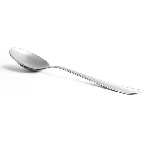 Lot de 12 cuillères à soupe en inoxydable 18/C,modèle Leonardo,lot de 12 pièces,fabriquées en Italie (1/4)