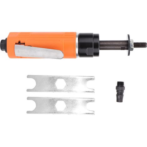 Mini meuleuse pneumatique industrielle 1/4 pouce orange 4000 tr/min - outil de polissage et meulage à air comprimé (1/5)