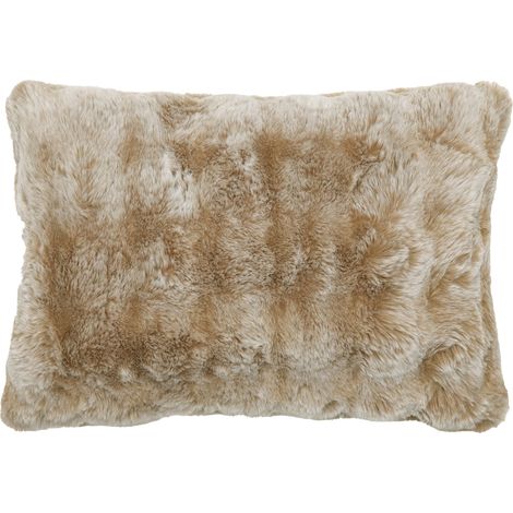 Housse de coussin collection ASTRAKAN fausse fourrure 55x80 cm (1/4)
