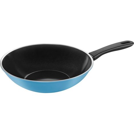 Ballarini Wok hellblau 28 cm antihaft KERA GLOSS (1/3)