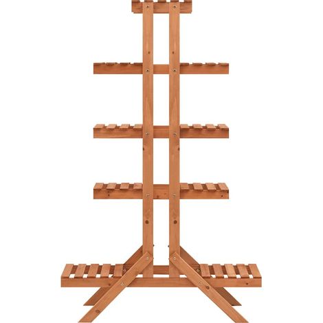 Maison Exclusive - Supporto per Piante 83x25x132 cm in Legno Massello di Abete