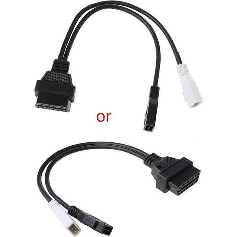 Voici une proposition de titre en français, respectant la limite de 190 caractères et intégrant des mots-clés variés :
Adaptateur connecteur OBD2 femelle 2x2 à 16 broches, câble de diagnostic pour VA (1/4)