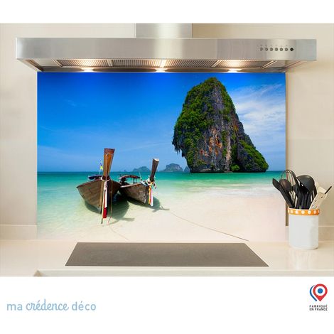 Fond de hotte : Rairay beach Thailande - Alu composite - 70 cm - 60 cm (1/5)