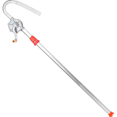 Pompe à baril rotative manuelle pour huile, fluide de frein visqueux non corrosif, usage auto, industriel et agricole, débit régulier. (1/5)