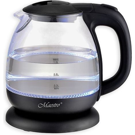 Feel-Maestro MR-055-BLACK Bollitore elettrico 1 L 1100 W (1/5)