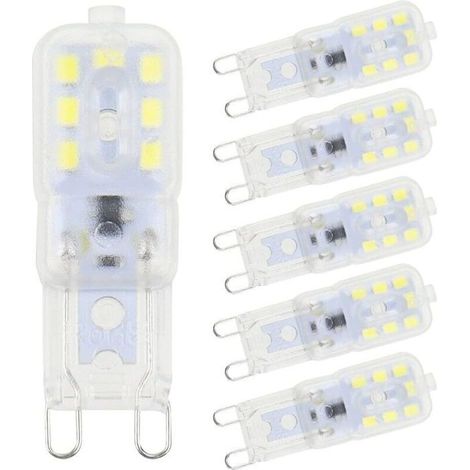 Ampoules LED G9 5W Blanc Froid 6500K Dimmable sans Scintillement pour Lustre et Applique Murale (1/5)
