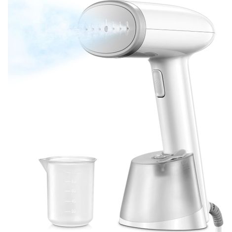 Fer à repasser vertical portable, défroisseur vêtements prêt en 10 secondes, vapeur continue 25 g/min, léger et compact pour voyage (1/5)