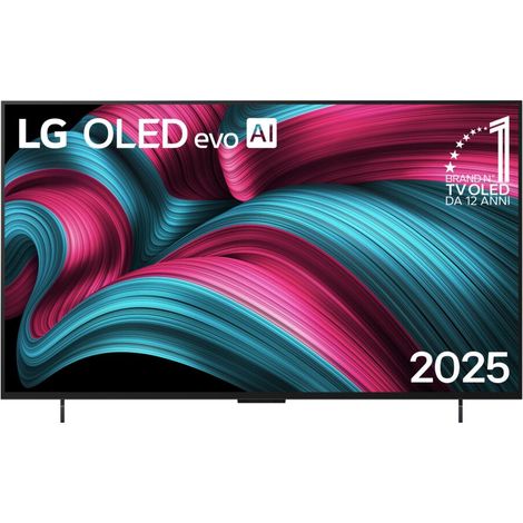 LG OLED evo AI OLED42C55LA TV Serie C5 42 pollici 4K, α9 Gen8, Dolby Vision, 20W, 4 HDMI, VRR 144Hz, Smart TV WebOS 25 (1/5)