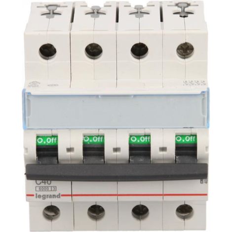 Interruptor automático 4P C 40A 6kA CA S304 TX3 403566