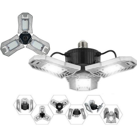 TRADE SHOP - Lampada Lampadario Led Smd 60w 6000k 6000 Lumen Deformabile Attacco E27 - (1/5)