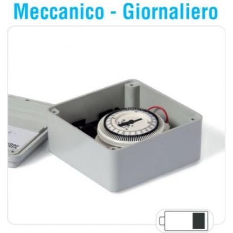 Interruptor horario diario mecánico tecno switch or300bt-a batería