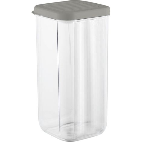 Boîte De Rangement Étanche - Récipient De Stockage Alimentaire - Pour Céréales Fruits Secs Thé - 1885 ml - Transparent (1/4)
