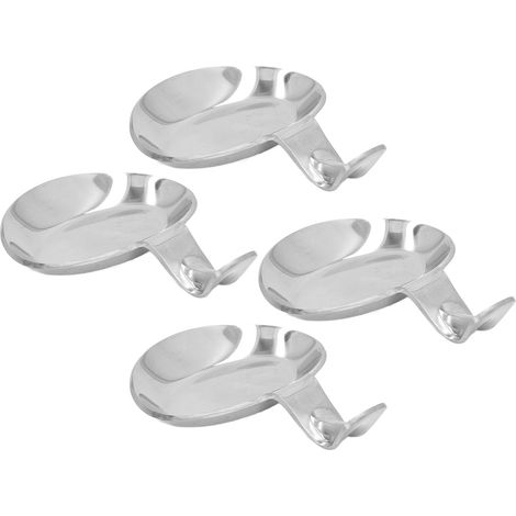 Repose-baguettes et cuillères antidérapant en acier inoxydable, porte-fourchettes et couteaux pour la maison, les fêtes et les restaurants (lot de 4).