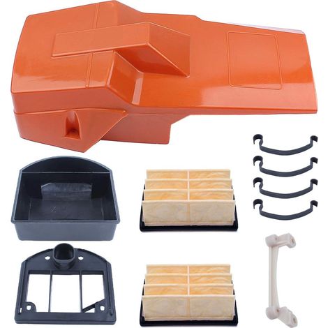Clip de filtre à air pour couvercle de cylindre supérieur pour tronçonneuse HUSQVARNA 268 272 XP, couvercle du moteur du cylindre supérieur, filtre à air, couvercle de filtre à air, support de filtre (1/5)