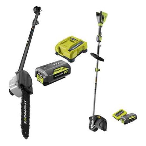 KIT PROMO DECESPUGLIATORE 'RY36ELTX33A-140' CON ASTA POTATURA RYOBI 36V 4.0Ah - RYOBI