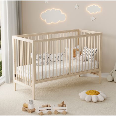 lettino struttura regolabile trasformabile legno OKMYHOME (1/5)