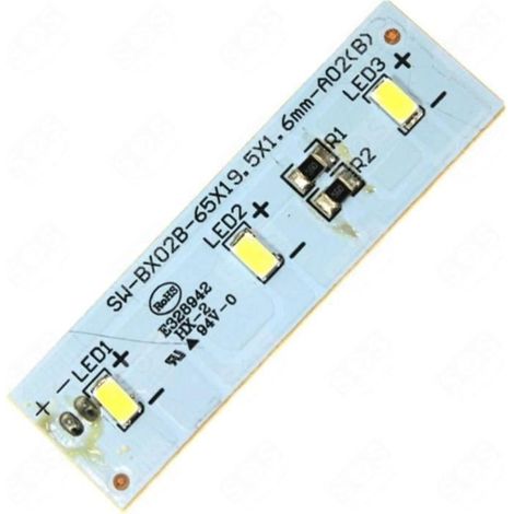 Lampe led pour réfrigérateur/congélateur 49031078/3050400025 compatible Candy/Hoover/Thomson/Proline. (1/2)