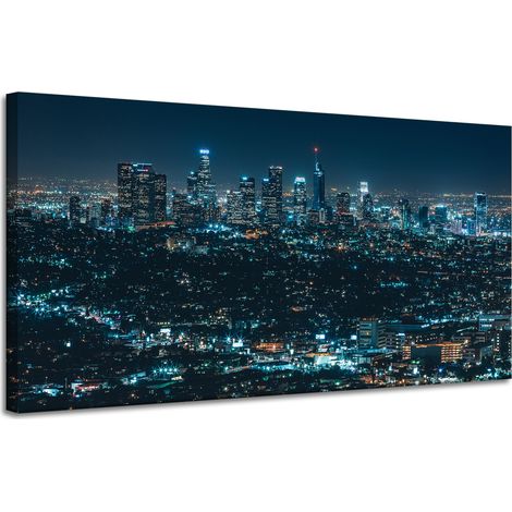 Impression sur toile 120x60 cm représentant l'architecture de Los Angeles