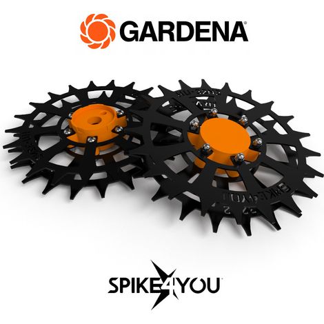 Ruedas para cortac茅sped rob贸tico GARDENA Live, Sileno City, acero inoxidable de 3 mm