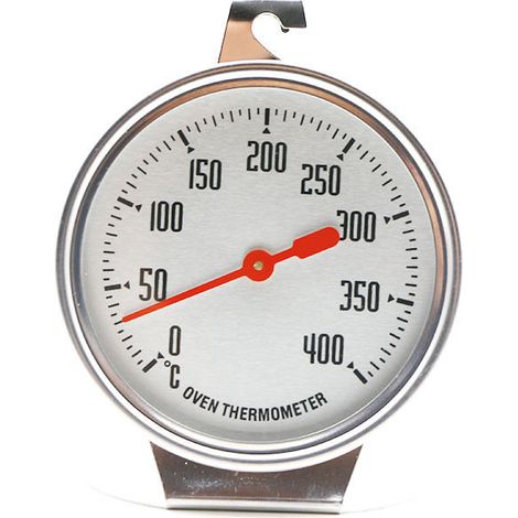 Thermomètre de four monobloc en acier inoxydable, thermomètre de cuisson pour four à 400 degrés, à suspendre ou à poser (1/5)