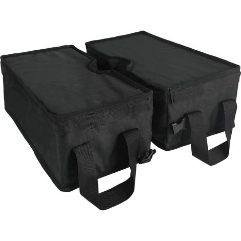 Sonnenschirmständergewicht, 45,7 cm  Das Sonnenschirmständergewicht passt auf jeden eingelassenen, freitragenden und Outdoor-Sonnenschirmständer  Einfach zu montieren (abnehmbar - schwarz) (1/5)