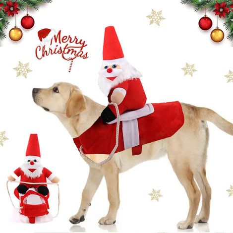 Weihnachtsmann-Hundemantel