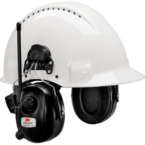 Casco protec.aud.Radio DAB+FM PELTOR HRXD7P3E01
