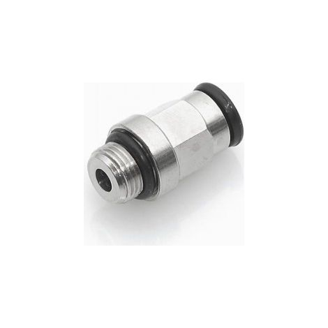 RACOR RECTO CILINDR.TUBO 8MM G3/8 - AIXIA