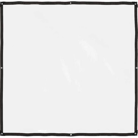 Klare Plane mit Ösen 2x2 m Polyethylen vidaXL (1/5)