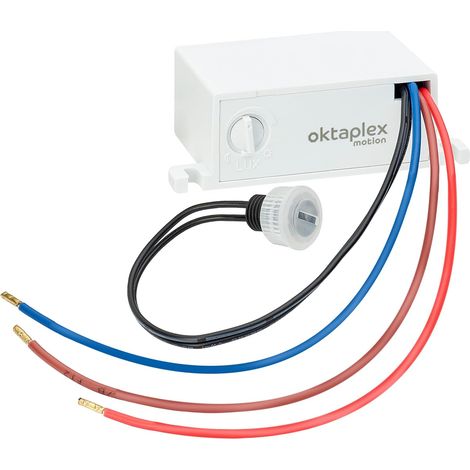 1 Interrupteur crépusculaire,Encastré,Capteur lumière IP65,Blanc 230V,Extérieur Intérieur