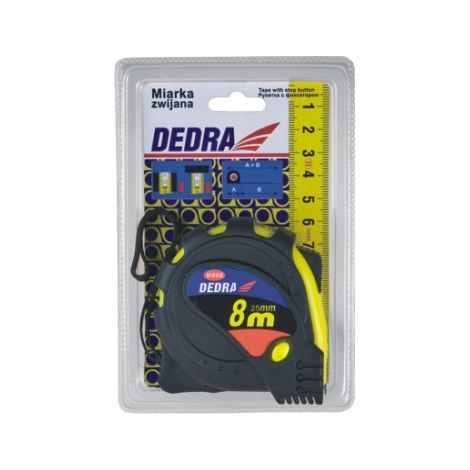 metro a nastro dedra m558 blocco automatico clip cintura