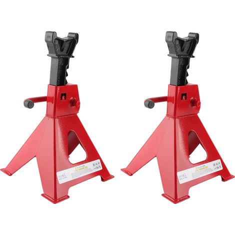 Lot de 2 crics de levage légers en acier au carbone pour voitures, SUV et camions