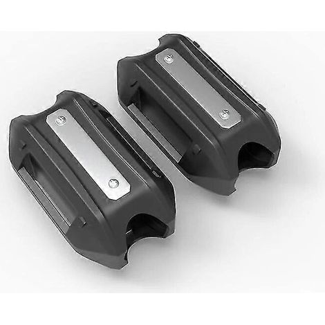 Für LONCIN VOGE 500AC 500R 500 AC / R 300 500 650 AC R RR DS DSX LX 300AC 300RR Motorschutzbügel Stoßstangenschutz Sturzbügelblock – Silber, ohne Logo