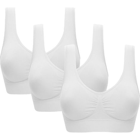 Soutien-gorge de sport confortable et sans coutures pour femme avec coussinets amovibles (1/5)