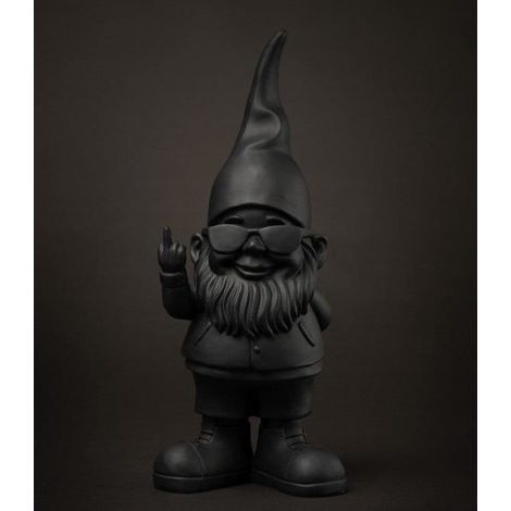 Statuette - BLOGO DESIGN - NANO 29 CM - Resin - Black - Modern design (1/2)
