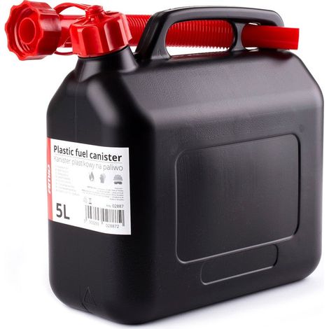 Bidon en plastique noir 5L AMiO-02887 (1/5)
